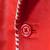 Men's red lambskin leather blazer white trim party jacket