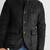 Men's black soft suede safari leather blazer jacket