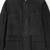 Men's black soft suede safari leather blazer jacket