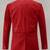 Men's lambskin red genuine suede leather blazer