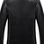 Men's black genuine leather two button casual blazer coat