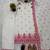 White & pink embroidered kurta pant set with maska cotton silk dupatta