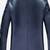 Men's real genuine blue leather formal blazer jacket