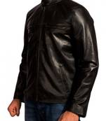 Men's genuine lambskin leather jacket aaron-taylor-godzilla-jacket