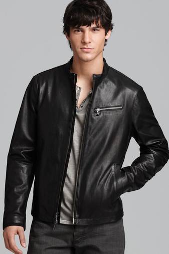 Agents of shield black leather jacket men's genuine lambskin leather jacket