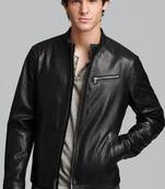 Agents of shield black leather jacket men's genuine lambskin leather jacket