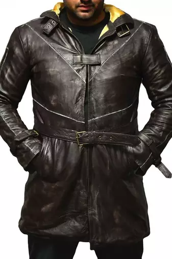 Aiden-pearce-watch-dogs-coat men's genuine lambskin leather coats