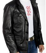 Lindsey-buckingham-jacket men's genuine lambskin leather jacket