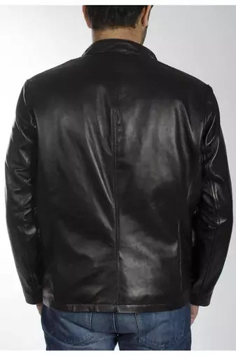 Lindsey-buckingham-jacket men's genuine lambskin leather jacket