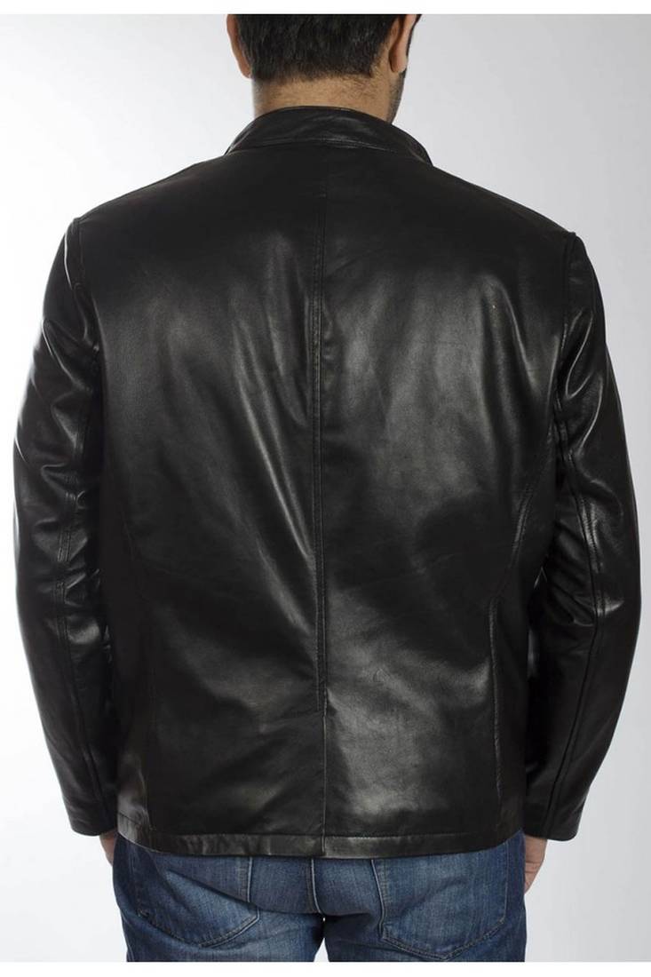 Lindsey-buckingham-jacket men's genuine lambskin leather jacket