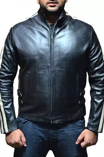 Martin-riggs-lethal-weapon-jacket men's genuine lambskin leather jacket