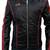 Mass effect n7 leather jacket men's genuine lambskin leather jacket