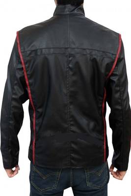 Mass effect n7 leather jacket men's genuine lambskin leather jacket 2
