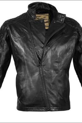 Metal gear snake diamond dog leather jacket 1