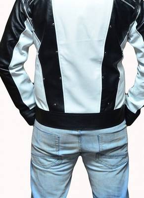Michael-jackson-pepsi-white-leather-jacket men's genuine lambskin leather jacket 2
