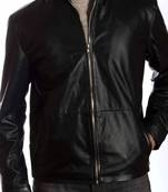 Minority-report-tom-cruise jacket men's genuine lambskin leather jacket