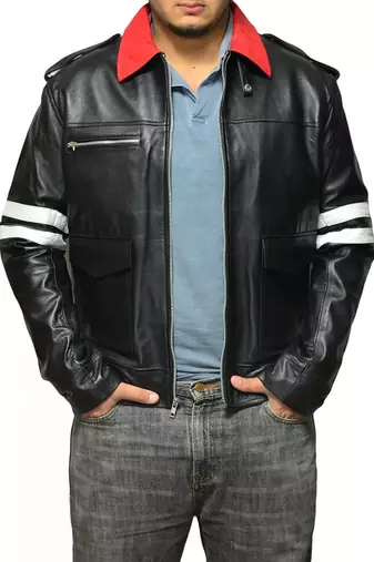Prototype-alex-mercer-gaming-leather-jacket men's genuine lambskin leather jacket