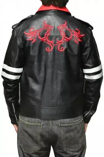 Prototype-alex-mercer-gaming-leather-jacket men's genuine lambskin leather jacket