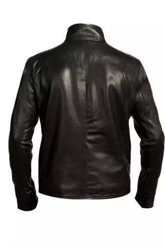 Punisher biker leather jacket jacket men's genuine lambskin leather jacket