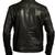 Punisher biker leather jacket jacket men's genuine lambskin leather jacket