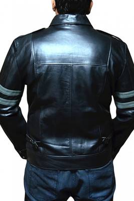 Resident-evil-leather-jacket men's genuine lambskin leather jacket 2