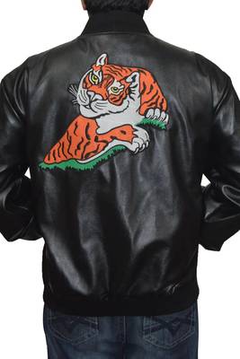 Rocky ii tiger rocky balboa leather jacket men's genuine lambskin leather jacket 2