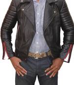 Ryan gosling valentine leather jacket men's genuine lambskin leather jacket