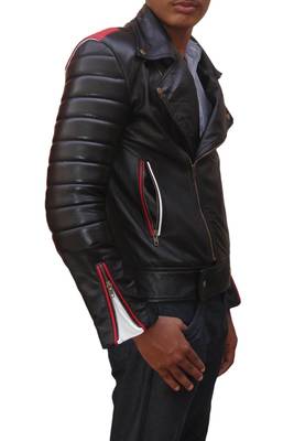 Ryan gosling valentine leather jacket men's genuine lambskin leather jacket 2