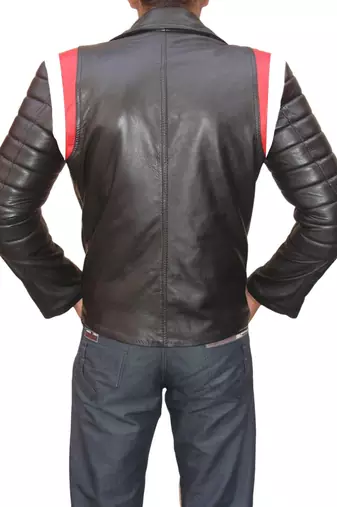 Ryan gosling valentine leather jacket men's genuine lambskin leather jacket