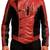 Spiderman red leather jacket men's genuine lambskin leather jacket