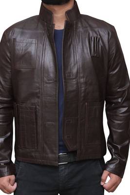 Star wars han solo leather jacketb jacket men's genuine lambskin leather jacket 1