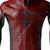 Superman-smallville-red-black-jacket men's genuine lambskin leather jacket