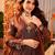 Brown cp vichitra embroidered kurta set with dupatta