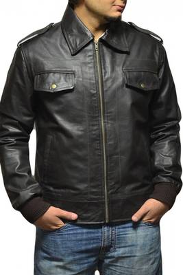 The-avengers-steve-rogers-chris-evans-bomber-jacket men's genuine lambskin leather jacket 1