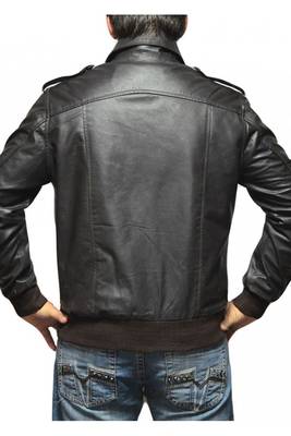 The-avengers-steve-rogers-chris-evans-bomber-jacket men's genuine lambskin leather jacket 2