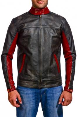 The-dark-knight-bruce-wayne-jacket men's genuine lambskin leather jacket 1