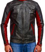 The-dark-knight-bruce-wayne-jacket men's genuine lambskin leather jacket