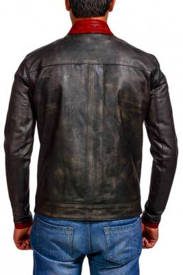 The-dark-knight-bruce-wayne-jacket men's genuine lambskin leather jacket 2