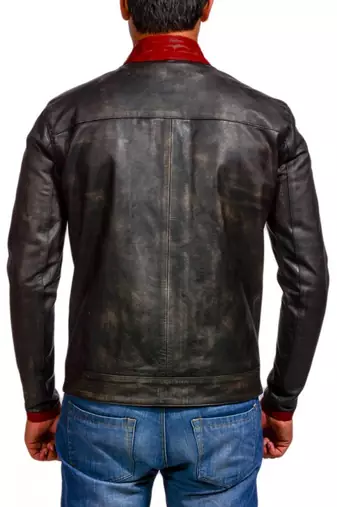 The-dark-knight-bruce-wayne-jacket men's genuine lambskin leather jacket