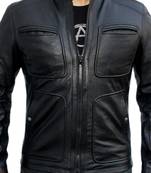 James t. kirk star trek leather jacket men's genuine lambskin leather jacket