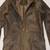 Men's distressed antique brown real leather jacket
