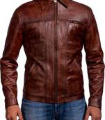 Inception-cobb-leonardo-dicaprio-jacket men's genuine lambskin leather jacket