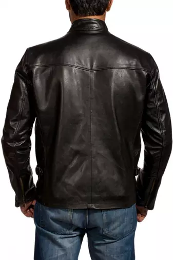 James-marsden-cyclops-jacket men's genuine lambskin leather jacket