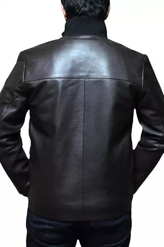 James-bond-casino-royale-leather-jacket men's genuine lambskin leather jacket