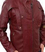 Guardians-of-the-galaxy-star-lord-jacket men's genuine lambskin leather jacket