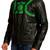 Green-lantern-jacket-side-jacket men's genuine lambskin leather jacket