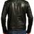 Green-lantern-jacket-side-jacket men's genuine lambskin leather jacket