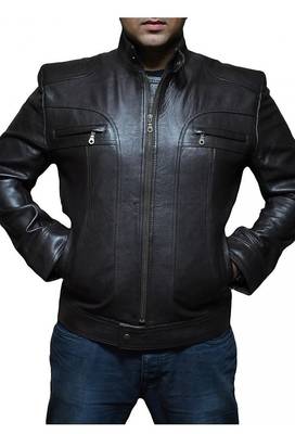 Ghosts-of-girlfriends-past-leather jacket men's genuine lambskin leather jacket 1