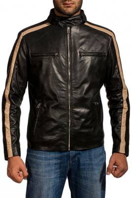 Flash-gordon-eric-johnson-jacket men's genuine lambskin leather jacket 1