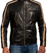 Flash-gordon-eric-johnson-jacket men's genuine lambskin leather jacket